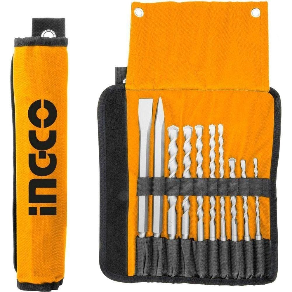 Jeu mèche 10PCS SDS plus INGCO