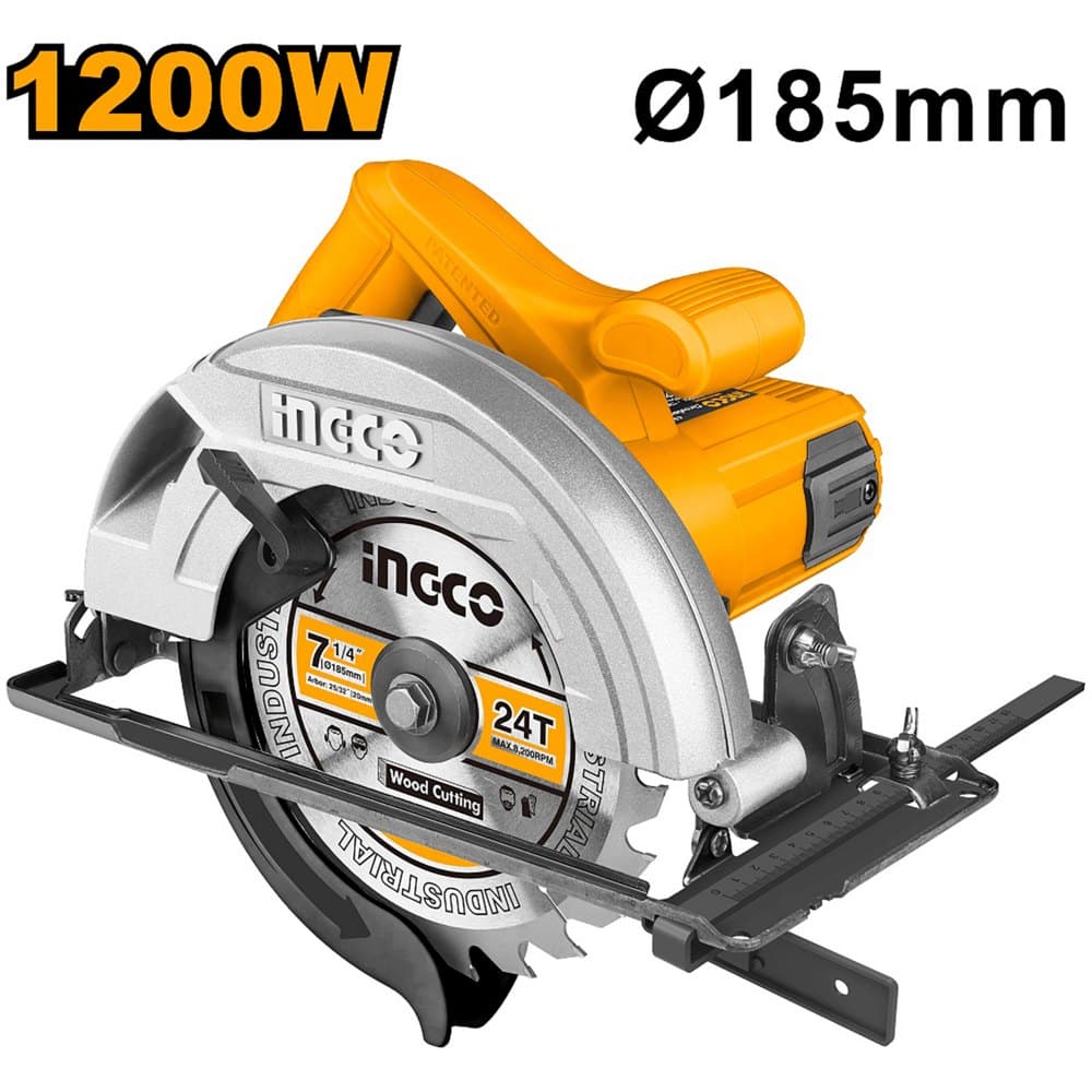 Scie circ bois INGCO 1200W 185MM