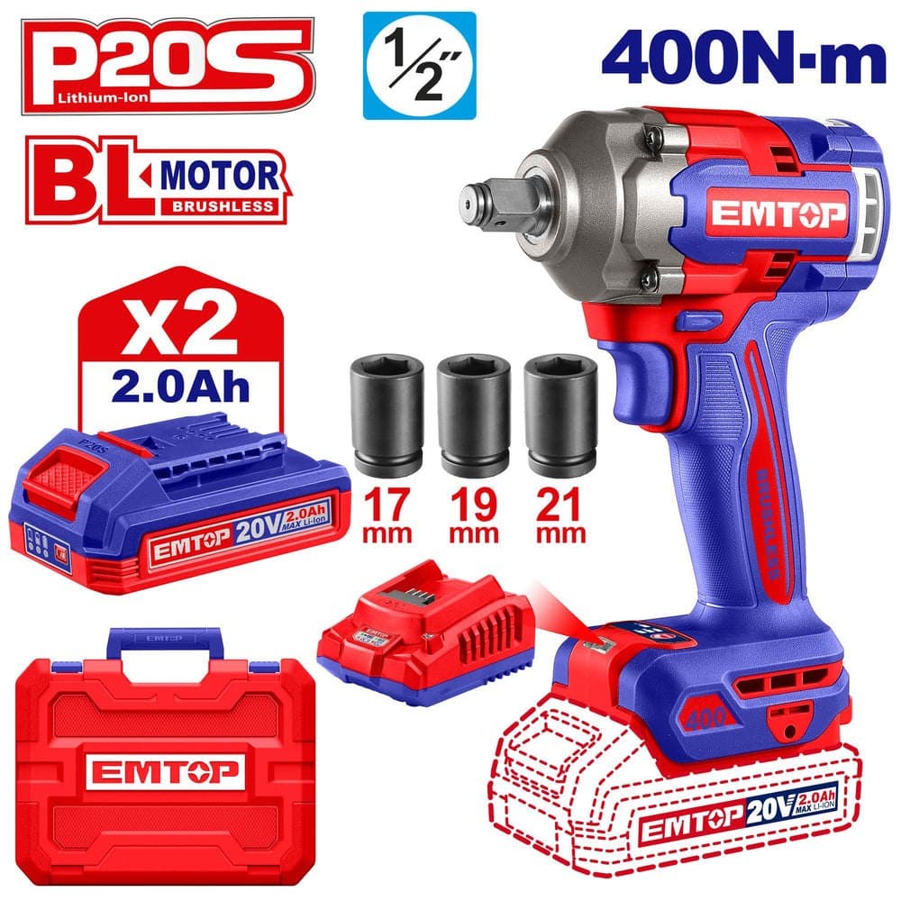 Boulonneuse 20V EMTOP