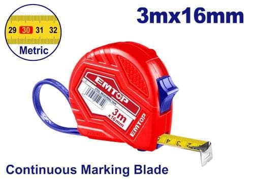 Mètre ruban EMTOP 3M