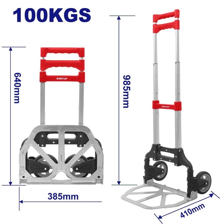 Chariot 100KG pliable EMTOP