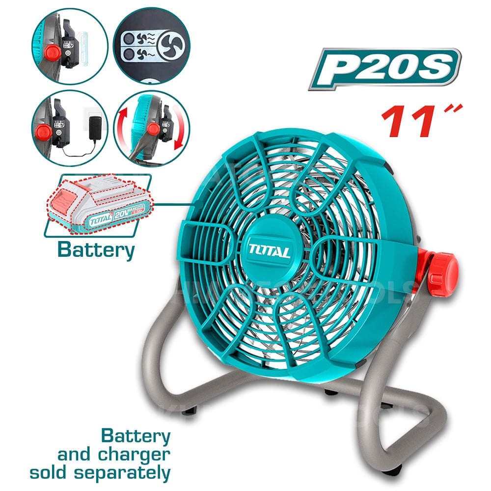 Ventilateur à batterie TOTAL