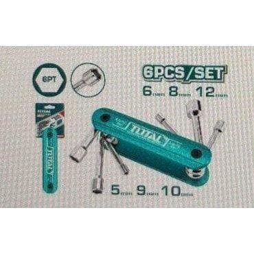 Jeux clé à pipe pliant 6PCS