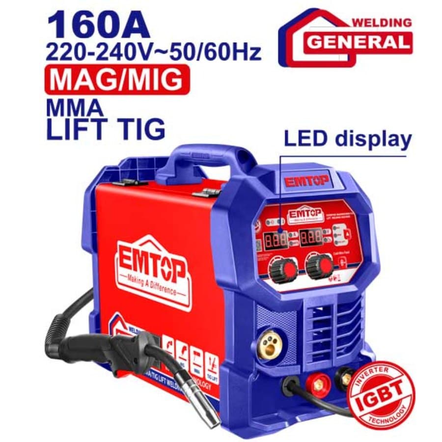 Poste à souder 130A MIG EMTOP